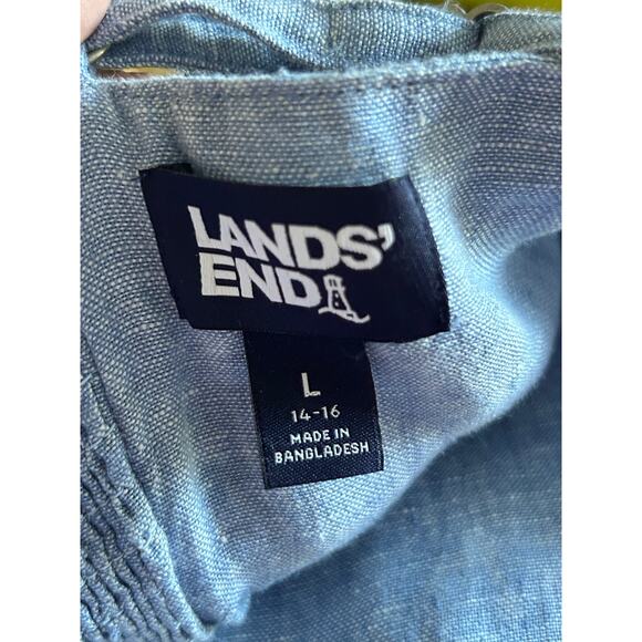 NWOT Women’s Land’s End Linen Sundress L - Picture 4 of 5